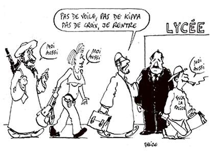Voile, Kippa et Croix...